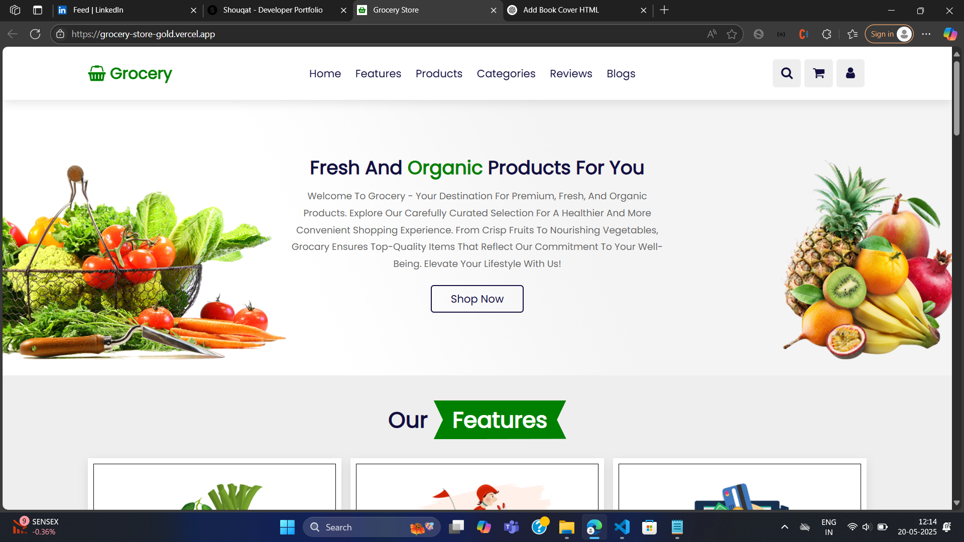 Grocery Store Website